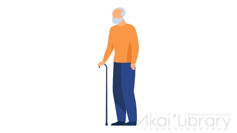 图片素材 扁平老人插画人物角色-8