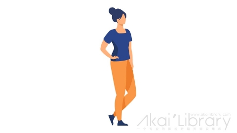 图片素材 扁平女人插画人物角色-11