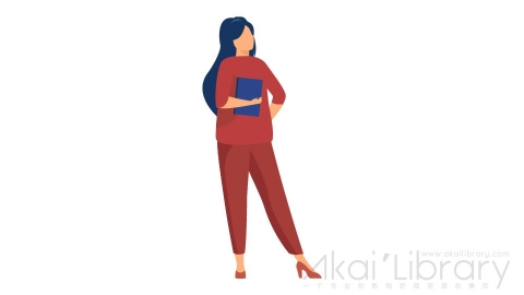 图片素材 扁平女人插画人物角色-4