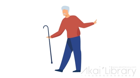 图片素材 扁平跳舞老人插画人物角色-2