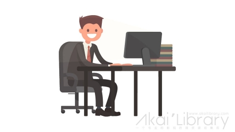 图片素材 扁平办公商务男人物角色-11