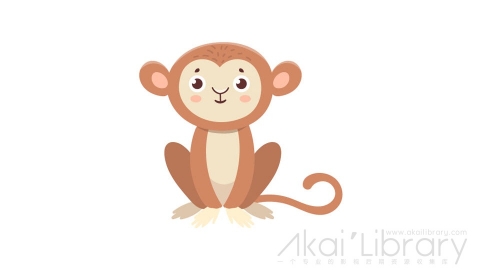 图片素材 扁平猴子插画动物角色-37