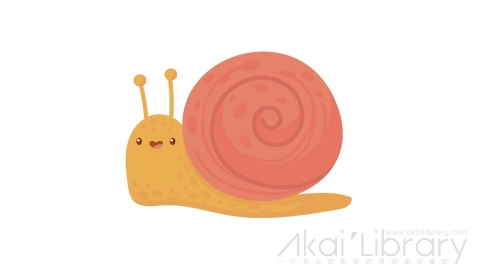 图片素材 扁平蜗牛插画动物角色-2