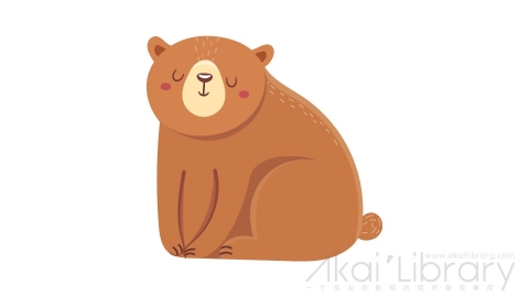 图片素材 扁平熊插画动物角色-49
