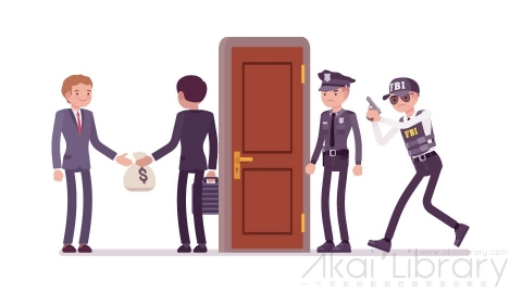 图片素材 扁平警察办案犯罪现场生活场景-56
