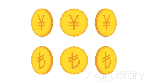 图片素材 扁平金币金融财经道具-11