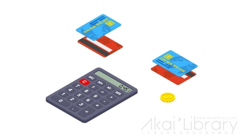 图片素材 等距计算器银行卡金融财经立体道具-24