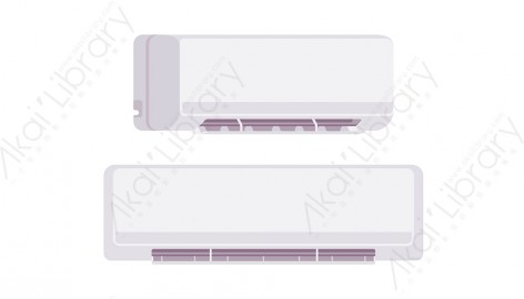 图片素材 扁平空调家用电器日常生活道具-2