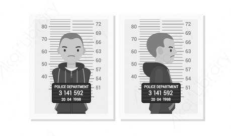 图片素材 扁平罪犯人日常人物角色-38