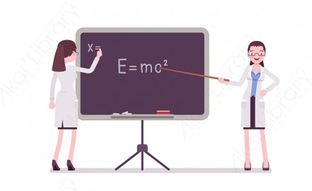 图片素材 扁平科学家人物职业角色-2