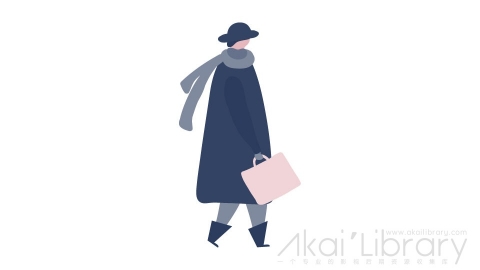 图片素材 扁平冬装女生女人插画卡通日常角色人物-13