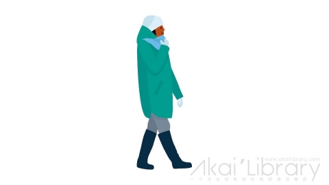 图片素材 扁平冬天滑冰女人日常角色人物-13