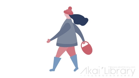 图片素材 扁平女生女人插画卡通日常角色人物-23