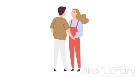 图片素材 扁平情侣牵手男女日常角色人物-6