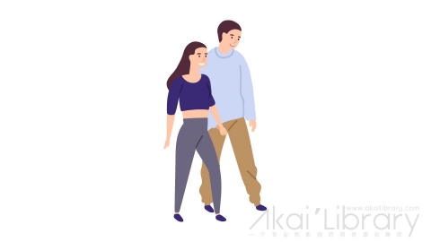 图片素材 扁平情侣男女日常角色人物-8
