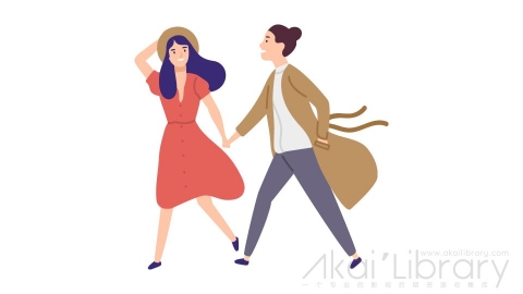 图片素材 扁平情侣男女日常角色人物-11