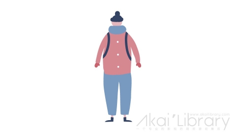 图片素材 扁平冬装男人插画卡通日常角色人物-6