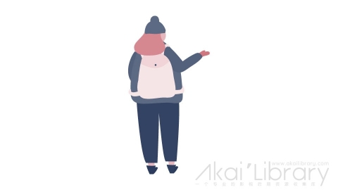图片素材 扁平冬装女生女人插画卡通日常角色人物-9