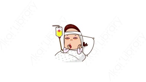 视频素材 可爱大妈家庭主妇动态表情包_04_04