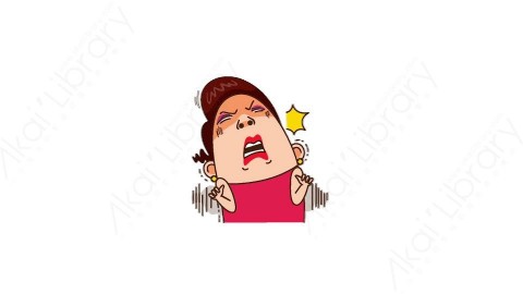 视频素材 可爱大妈家庭主妇动态表情包_05_24