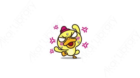 视频素材 可爱呆萌小黄鸭动态表情包_01_10