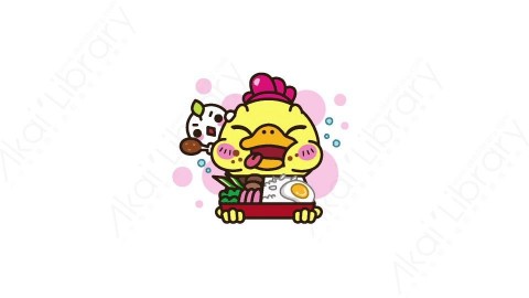视频素材 可爱呆萌小黄鸭动态表情包_01_13
