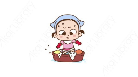 视频素材 可爱呆萌小女孩动态表情包_01_22
