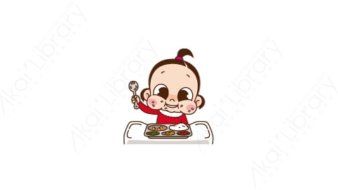 视频素材 可爱呆萌小女孩动态表情包_15_03