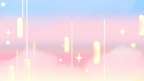 视频素材 孟菲斯卡通彩虹夜空背景视频素材cartoon-rainbow-night-sky-1-F7VQ9ZS