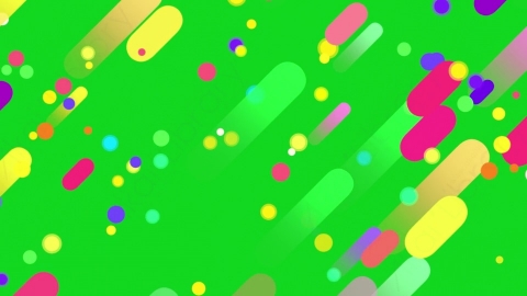 视频素材 孟菲斯线条抽象背景视频素材capsules-background-pack-W8VAM5904 green capsules background II