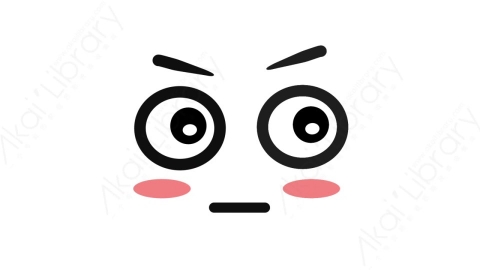 AE模板 悲伤表情2