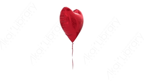 视频素材 红色心形情人节气球飘动动画视频素材valentines-day-heart-1.zip