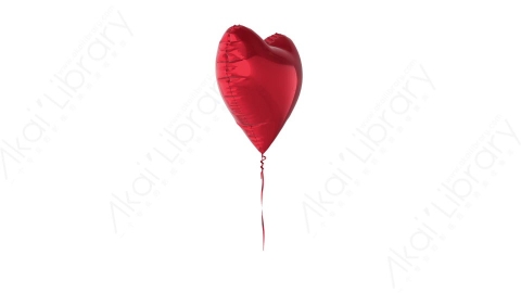 视频素材 红色心形情人节气球飘动动画视频素材valentines-day-heart-2.zip