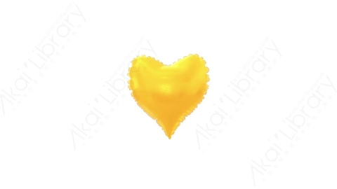 视频素材 心形黄色气球飘动漂浮动画视频素材heart-shape-gold-balloons-2.zip