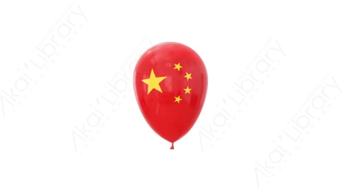 视频素材 中国国旗气球漂浮动画视频素材china-flag-balloons-3.zip