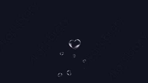 视频素材 红心汽泡上升动画视频素材Heart-3.zip