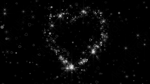 视频素材 心形粒子闪烁动画视频素材heart-particles2.zip