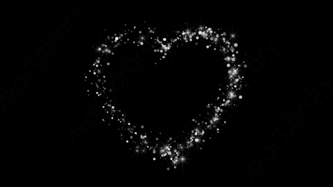 视频素材 心形粒子闪烁动画视频素材hearts1.zip
