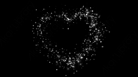 视频素材 心形粒子闪烁动画视频素材hearts3.zip