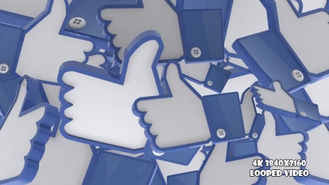 视频素材 点赞竖起大拇指喜欢铺满屏幕转场视频素材facebook-likes-transition-FG35NHQ.zip