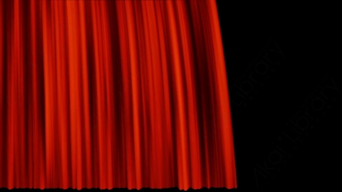 视频素材 红色幕布拉开动画视频素材-Curtain_opening_2.zip