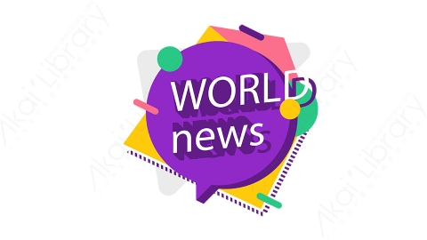 图片素材 扁平多彩的最新新闻标签-1