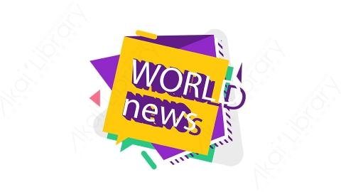 图片素材 扁平多彩的最新新闻标签-2