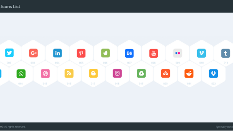 AE模板 MG扁平卡通社交媒体元素图标包-icons__social-icons
