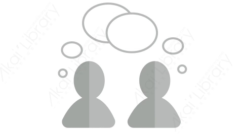 AE模板 04-collaboration协作讨论MG扁平卡通商务办公元素图标