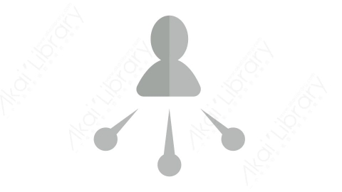 AE模板 23-reseller经销商MG扁平卡通商务办公元素图标
