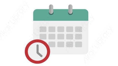 AE模板 24-schedule时间表MG扁平卡通商务办公元素图标
