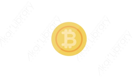AE模板 26-coin比特币金币MG扁平卡通商务办公元素图标
