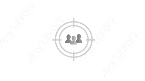 AE模板 19-target靶子MG扁平卡通商务办公元素图标