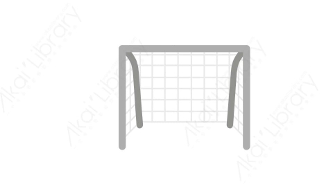 AE模板 14-football-gates-1足球门框MG扁平卡通体育运动器械元素图标